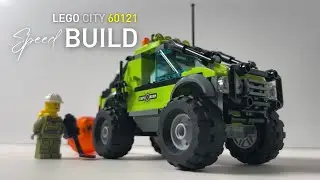 LEGO City 60121 Volcano Exploration Truck Speed Build