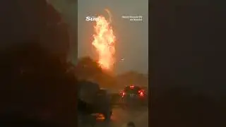 Moment lightning strike explodes electrical transformer in South Carolina