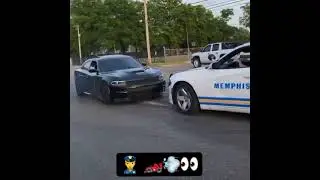 SRT Charger Blows On Memphis Police Officer