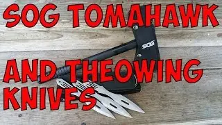 Cool stuff from Amazon Haul, SOG Tactical tomahawk and Throwing Knives