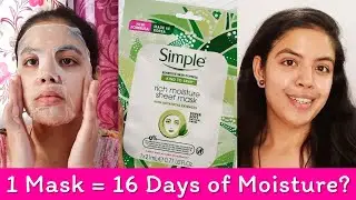 Simple Skin Care Rich Moisture Sheet Mask | Know Your Product | HINDI | Pari Ashwani