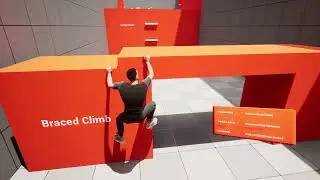 Unreal Engine 5 Parkour Climb System  Intro1(MotionWarping)