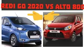 Datsun Redi Go 2020 vs Alto 800 bs6 compare|redigo vs Alto 800|redigo and alto Comparison