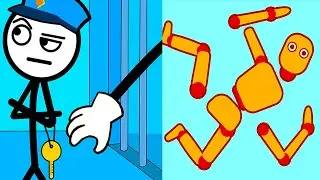 Thief Puzzle vs Ragdoll Break ⭐🟦🟩⭐️ Hard Levels Challenge Walkthrough Gameplay Ep315