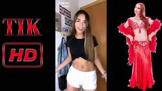 Tik Tok Dancer Girls Oh Nanana Belly Dance Tik Tok Dance Challenge