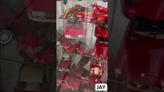 Red Is Power 🏎️💪🏻🤩 #miniatures #cars #hobby #collector #automotive #f1 #racing #ferrari #sport