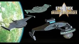 Romulans Armada vs Starfleet Task Force - Star Trek Bridge Commander