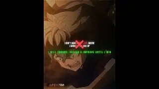 ASTA EDIT | BLACK CLOVER MANGA EDIT | ANIME MOTIVATION | #animemotivation #motivationalquotes