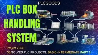 🚀EFFICIENT box handling system explained 📦 Udemy PLC project