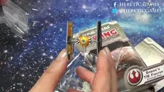 X-wing wave 10 unboxing (Sabine's Tie, Quadjumper, Upsilon Shuttle)