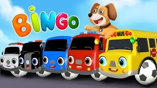 BINGO | Nursery Rhymes | Baby Song | Dog & 3D Car Kids Songs | Kiidszoneyt #nurseryrhymes #kidssongs