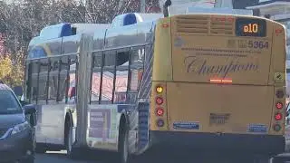 MTA Bus #5364 on the Q10 to JFK Airport on Lefferts Blvd