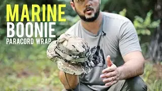 Paracord Wrap Your Boonie Cap like a MARINE