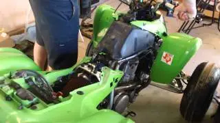 kfx400 fcr 39 idle issue. high reving