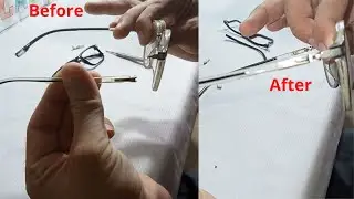 how to repair broken glasses arm | repair broken frame glasses | star optical glass fitting