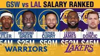 Lakers vs Warriors 2025-26 Roster Salary Ranked