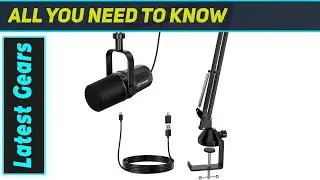 FDUCE SL40 Podcast Mic: The Ultimate USB/XLR Dynamic Mic for Creators!