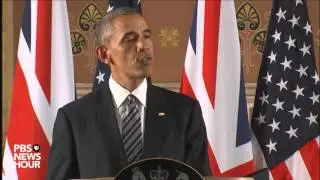 President Obama, Prime Minister Cameron hold joint news conference