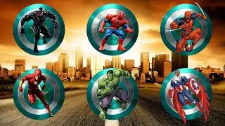 SPIN WHEEL SUPERHERO AVENGERS TEAM SPIDERMAN 🆚 IRON MAN ⚔️ SPIDER-MAN 🆚 LIVE ACTION STORY