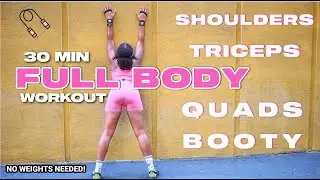 30 Min FULL BODY POWER CIRCUIT WORKOUT! *NO WEIGHTS NEEDED*
