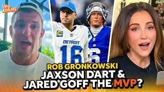 Rob Gronkowski on Giants Starting Jaxson Dart, Jared Goff for MVP of NFC, & Jameis to Bengals?