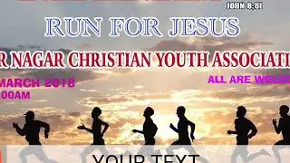 Run for Jesus NTR Nagar Christian Association NTR Nagar.