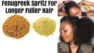 Fenugreek Leave-in Spray For Faster Hair Growth || Hair loss || Strengthen