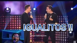 REACCIÒN AL IMITADOR DE CRISTIAN CASTRO !! IGUALITOS O QUE ?