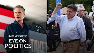 High-profile Democrats visit Texas, praise House Democrats who broke quorum against redistricting
