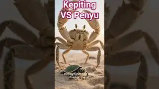 penyu vs kepiting raksasa#youtubeshorts #short #trending #penyuhijau #kepiting