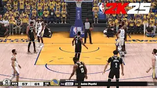 This Is What 2K Really Should Feel Like &ndash; Nets Big 3 vs 2022 Warriors | Game 7 Full Gameplay
