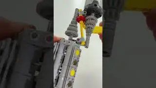 LEGO Gearbox & Engine by @funbrick