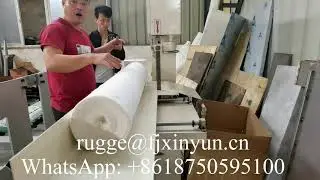 1350 mm semi automatic maxi roll paper making machine production line