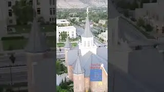 Drone Over Provo City Center Temple    TheTempleNews.com  #ldstemple #lds #TempleScoop #Temple