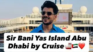 Sir Bani Yas Island Vlog | Cruise in the UAE | Dubai to Abu Dhabi Cruise | MSC Euribia
