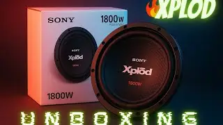 📥 Unboxing beast sony xplod 1800W Subwoofer 