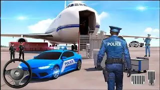 🔥US Police Car Transporter Game | Real Police Truck Driving & Parking. 