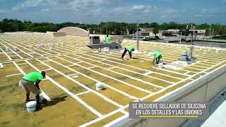 Mule Hide Project Profile - Liquid Applied Roof Coating - Jacksonville, FL (Spanish)