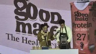 งาน “Goodmate The Health Club” กับ MR.กู๊ดเกิน ณเดชน์ คูกิมิยะ ช่วงทำเมนูง่ายๆ ดีต่อสุขภาพ