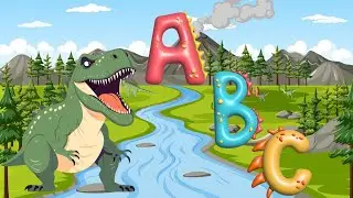 Dinosaur ABC Song For Kids| Learn The Alphabet With Dinosaurs 