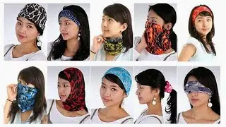 Buff Masker Kain Balaclava Masker Leher Buff Masker Sepeda 819-31
