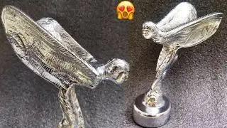 Spirit of Ecstasy Phantom car Bonnet Mascot. For Rolls Royce | Hood ornament | First Look
