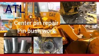 technical engineering making wheel loader center pin and all pin bush  #mechanical #engineeringlife