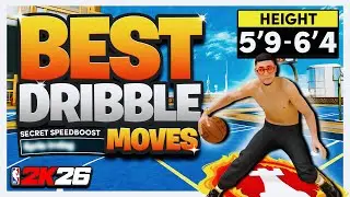 BEST DRIBBLE MOVES for SMALL GUARDS 5&rsquo;9-6&rsquo;4 on NBA 2K26! FASTEST ANIMATIONS, SIGS & COMBOS SEASON 4!