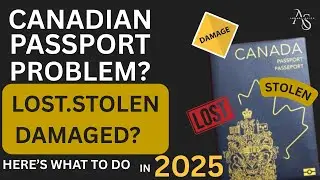 Lost, Stolen, Inaccessible, Damaged, or Found Canadian Passport?