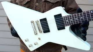 Reviewing the New 2026 Epiphone 80s White Explorer with EMGs