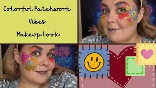 🩷Colorful Patchwork Makeup Look💜