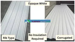 Upvc roof homogeneous and non corrosive roofing