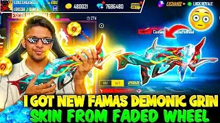 I Got New First Evo Famas Demonic Gun Skin😱 & Level 7 New Emotes Garena Free Fire