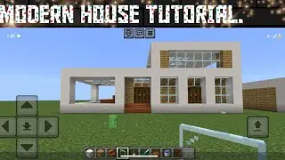 #MODERN HOUSE TUTORIAL [MINECRAFT] GAMEPLAY#